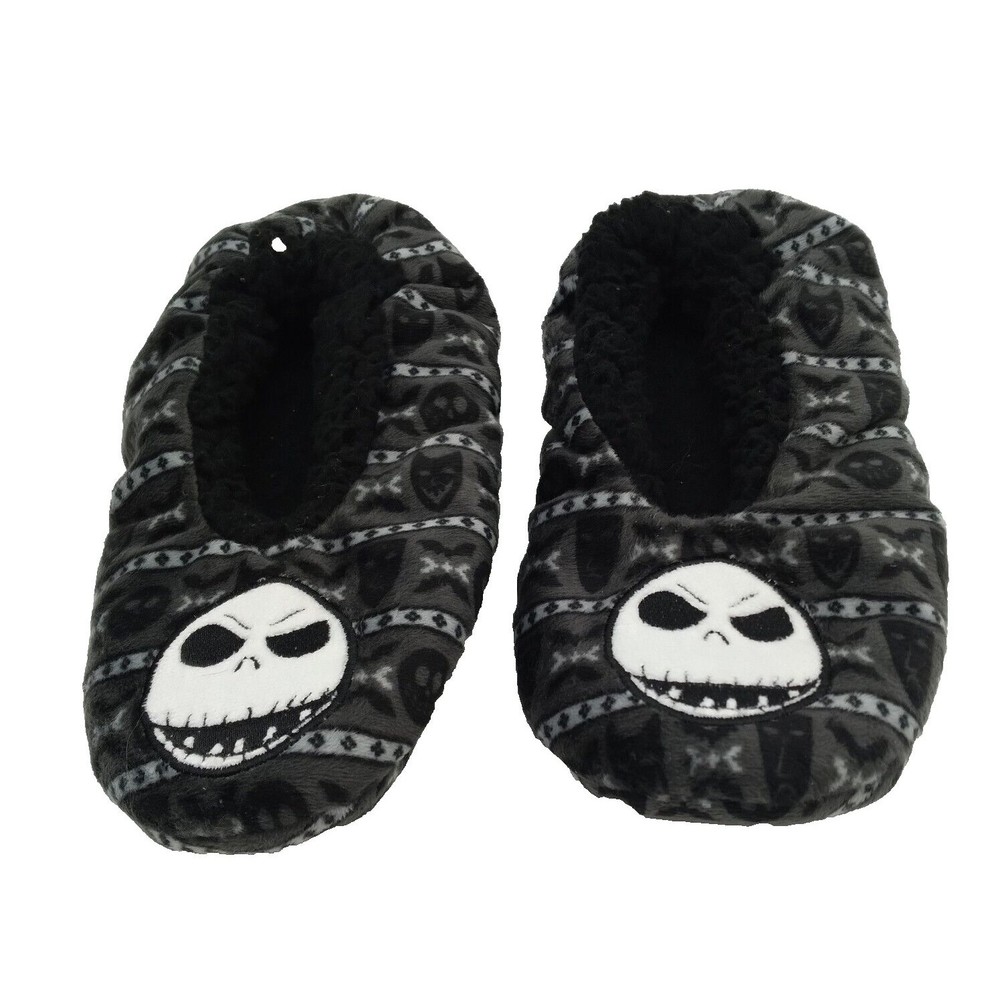 Disney The Nightmare Before Christmas Fuzzy Babba Slipper Socks Women Size 7-9.5